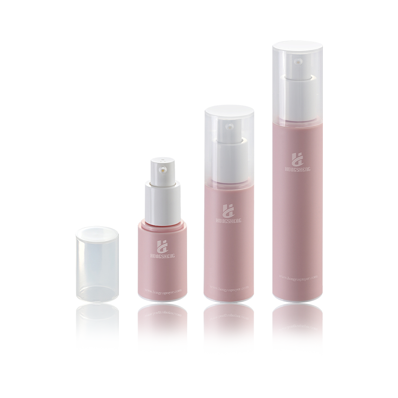 15ML 30ML 50ML rosa claro vazio hidratante bomba dispensador sem ar Bottle-HS-013C