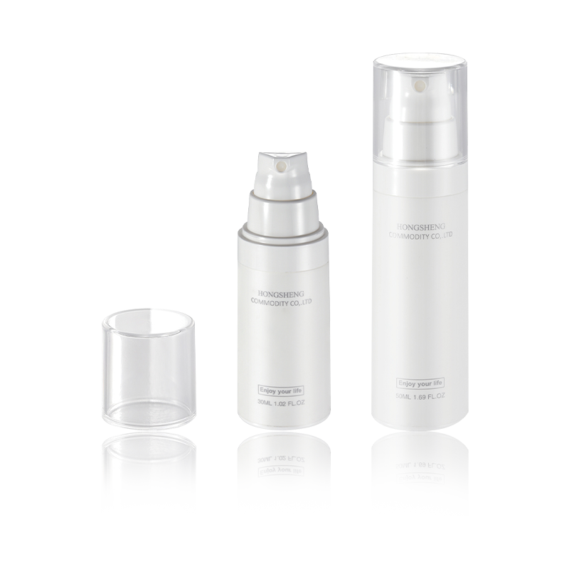 Frasco recarregável à prova de vazamento de garrafa mal ventilada de 30ML 50ML para produtos de higiene pessoal HS-021B