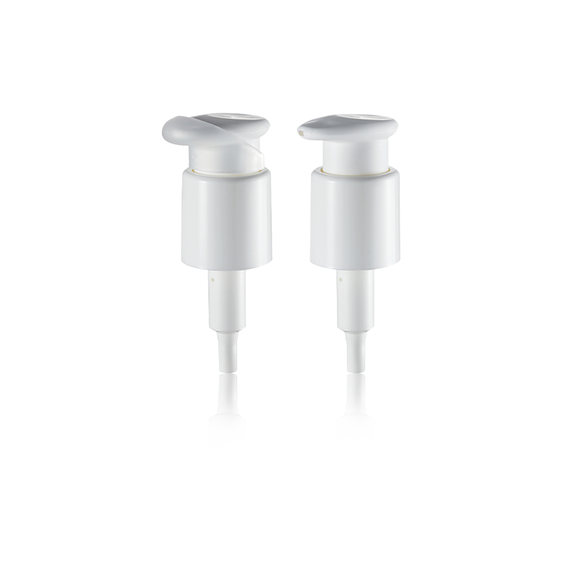 Cabeça de bomba cosmética limpa e sem resíduos Distribuidor de líquidos-HY24A-12-1