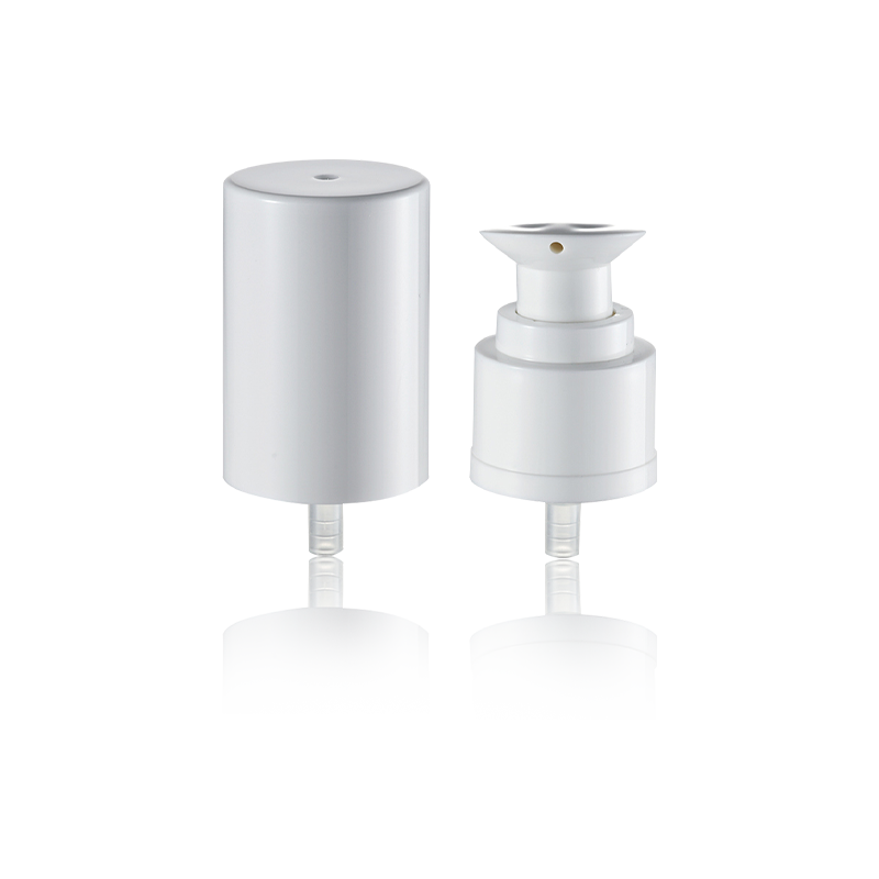 Distribuidor de líquido com cabeça de bomba cosmética em spray branco elegante-HY24A-51