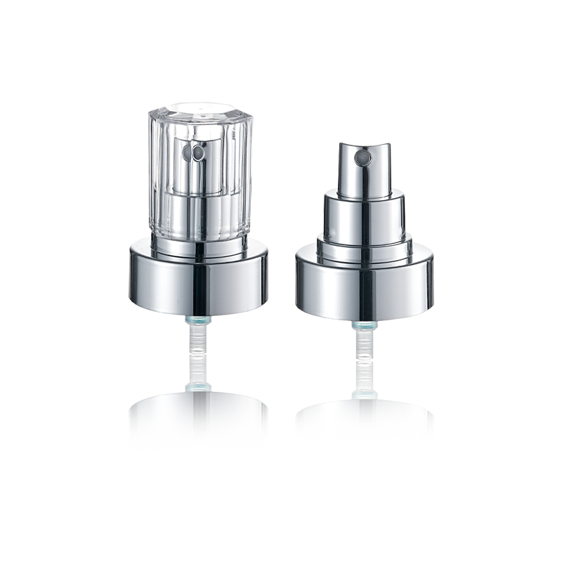 Cabeça de bomba cosmética com acabamento espelhado Distribuidor de líquidos-HY24B-55