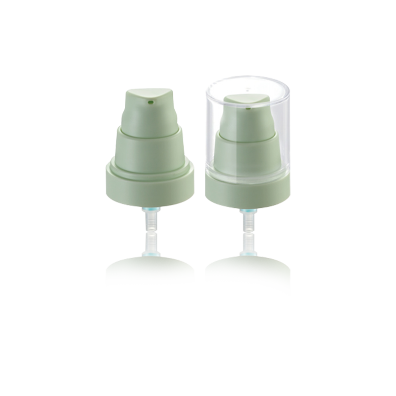 Distribuidor de líquido com cabeça de bomba cosmética verde e elegante-HY20A-16