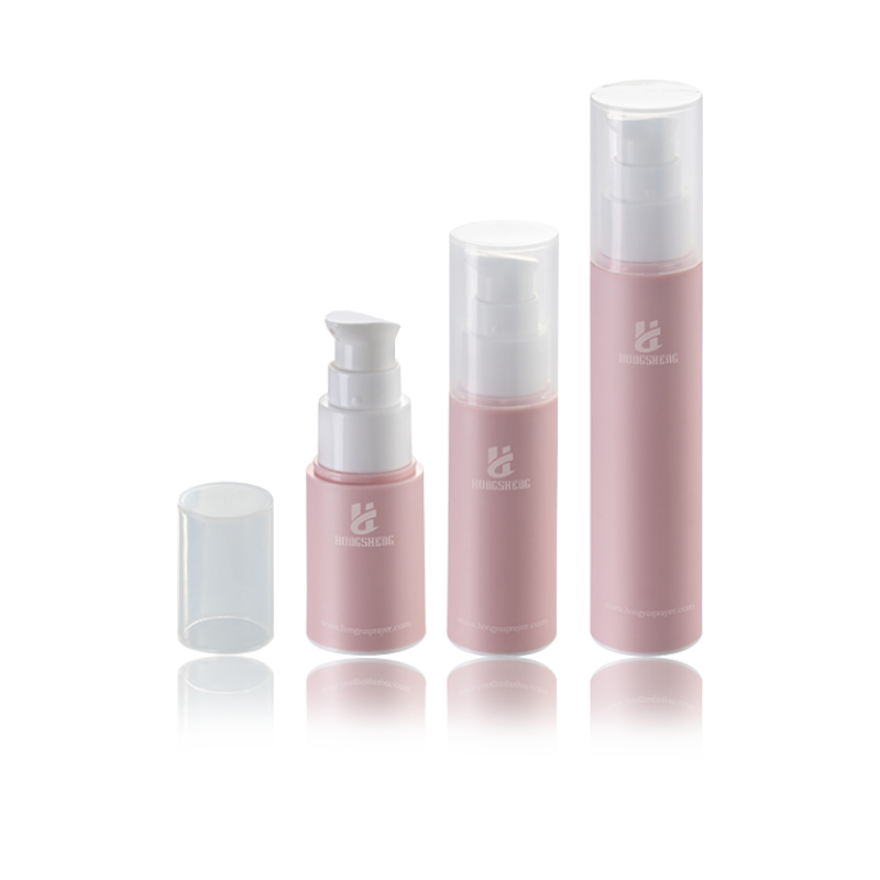 Garrafa Airless Rosa Fosca 15ML 30ML 50ML-HS-013D